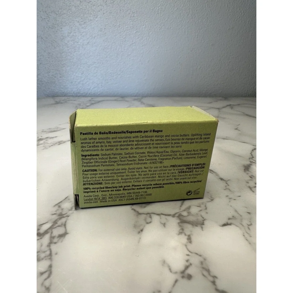 Aveda Caribbean‎ Therapy Bath Bar. Travel Size. Discontinued New Sealed 1.5oz.